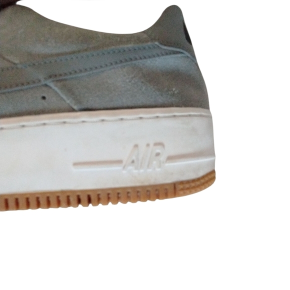 Nike Air Force 1 Sage Low Top Cool Grey Suede Sneakers Men's Size 9.5 - Picture 7 of 12